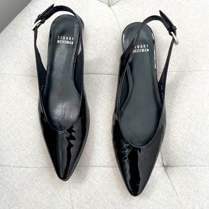 Stewart Weitzman Pattent Leather Flats New-6 1/2